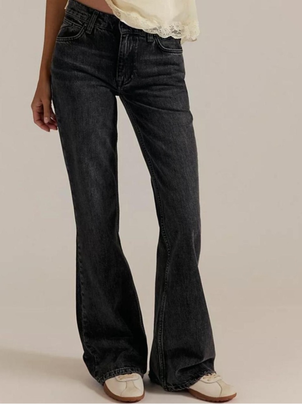 Free People We The Free West Coast Relaxed Flare Jeans NWT